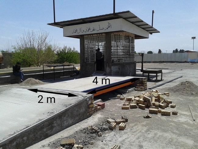ابعاد باسکول نیسان کش ابعاد باسکول نیسان کش